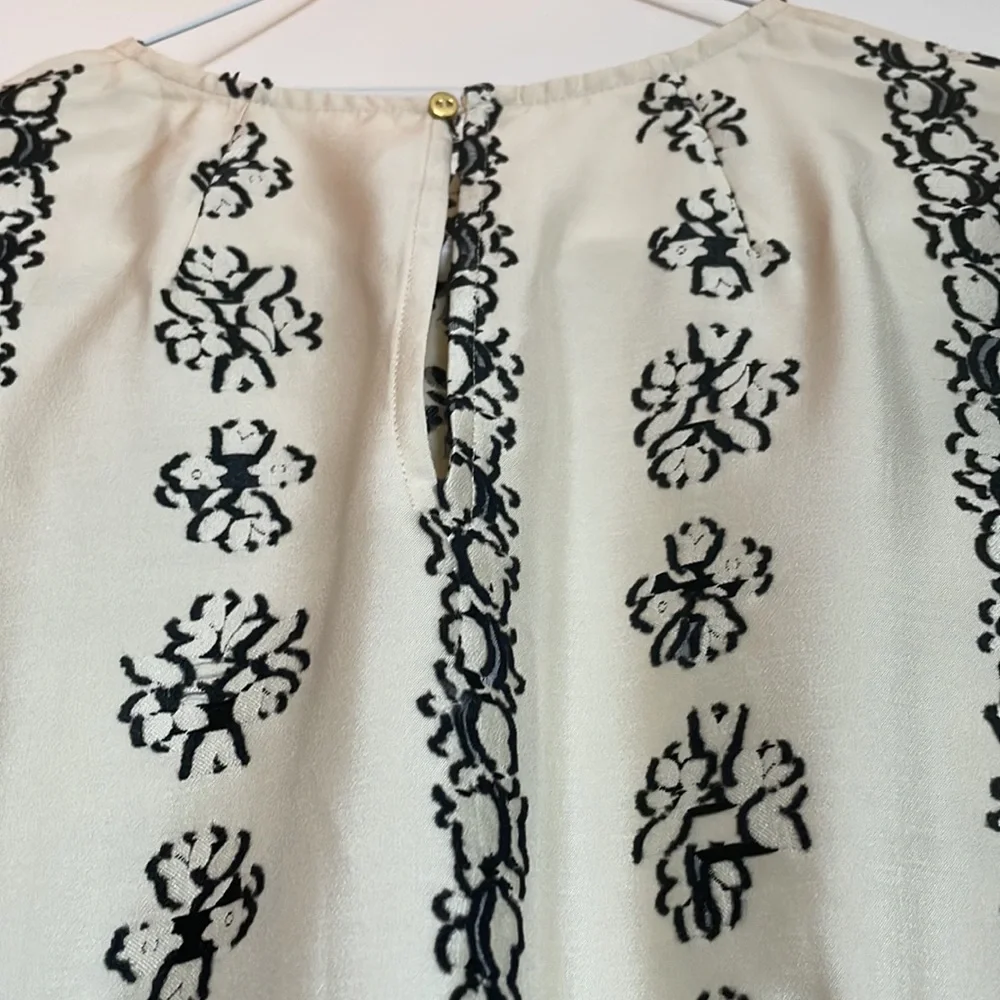 Layla Embroidered Silk-Blend Blouse - Picture 8 of 8